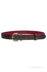 Hidesign Mariko Brown Reversible Leather Ladies Belt